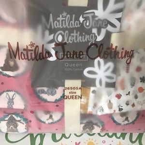 Matilda Jane NWT sheet set Smoke free queen size